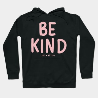 Be Kind Of A Bitch Funny Sarcastic Quote Hoodie